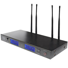 Load image into Gallery viewer, SA-U2HH1-2 - 2 Channel UHF Wireless Microphone System with 2 Handheld Microphones