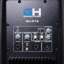 Load image into Gallery viewer, Grindhouse Speakers - GH-P12 - Active 12" PA DJ Speaker Cabinet - Powered 500 Watt Loudspeaker for Pro Audio, Bands, DJ, Karaoke, club