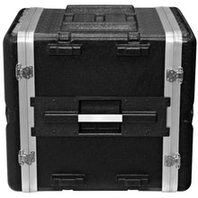 Load image into Gallery viewer, SALWR10D - Lightweight 10 Space ABS Rack Case - 10U PA DJ Stackable Flight Rack Case
