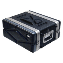Load image into Gallery viewer, SALWR4M - Lightweight 4 Space Mid-Size ABS Rack Case - 4U PA DJ Medium Depth Rack Case