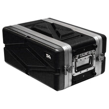 Load image into Gallery viewer, SALWR4S - Lightweight 4 Space Compact ABS Rack Case - 4U PA DJ Shallow Rack Case