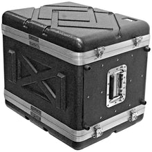 Load image into Gallery viewer, SALWR8M - Lightweight 8 Space Mid-Size ABS Rack Case - 8U PA DJ Medium Depth Rack Case