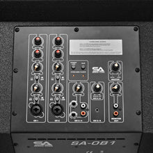 Load image into Gallery viewer, SA-OB1 - Pair of Powered Portable Column Array PA Systems - 6x2 Column Speakers & 10 Inch Subwoofers