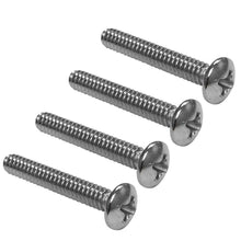 Load image into Gallery viewer, Black Stainless Steel Wall Plate - 2 Gang with 2 XLR Male and 2 XLR Female Connectors