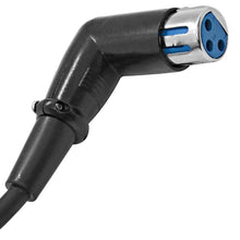 Load image into Gallery viewer, SA-RSX3 - 6 Pack - 3 Foot Right Angle XLR Female to XLR Male Microphone Patch Cables