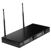 Load image into Gallery viewer, SA-U2HHLV2 - 2 Channel UHF Wireless Microphone System with 1 Handheld & 1 Lavalier Microphone - 1st Generation