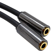 Load image into Gallery viewer, SA-Y31 - 1 Foot 3.5mm Male to Dual 3.5mm Female Y Splitter Headphone Patch Cable