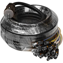 Load image into Gallery viewer, SAMP-16x8x100 - 16 Channel, 100 Foot XLR Snake Cable with Easy Disconnect Trunk