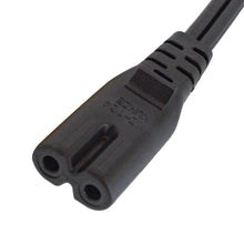 Load image into Gallery viewer, SAPT522 - 2 Pack of 1 Foot Replacement 2 Prong Power Cords Universal Figure 8 Plug