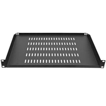 Load image into Gallery viewer, SARCS-05 - 1 Space Vented Server Shelf - 1U Rack Mount Case Shelf - 14" Deep