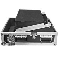 Load image into Gallery viewer, SATAC2x10 - Heavy Duty 2 Space ATA Rack Case with 10U DJ Mixer Top and Laptop Shelf