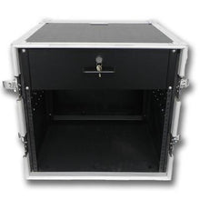 Load image into Gallery viewer, 10 Space Rack Case with 3 Space Drawer