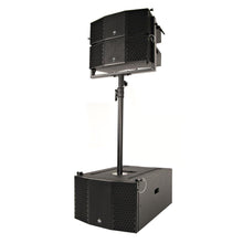 Load image into Gallery viewer, Compact 3x10 Line Array Subwoofer, Pair of Compact 2x5 Line Array Speakers, & Mounting Pole