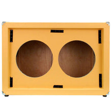 Load image into Gallery viewer, Luke-2x12C - Contemporary Empty Dual 12" Guitar Cabinet - Orange Tolex/Black Cloth Grill