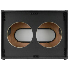 Load image into Gallery viewer, Luke-2x12TR - Traditional Empty Dual 12" Guitar Cabinet - Black Tolex/Black Cloth Grill