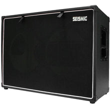 Load image into Gallery viewer, Luke-2x12TR - Traditional Empty Dual 12" Guitar Cabinet - Black Tolex/Black Cloth Grill