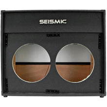Load image into Gallery viewer, Luke-2x12V - Vintage Empty 12" Guitar Cabinet - Black Tolex/Wheat Cloth Grill