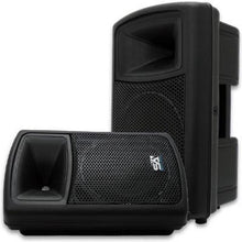 Load image into Gallery viewer, Pair of 12" PA DJ Molded Speakers and Stands