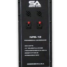Load image into Gallery viewer, Pair of 12" PA DJ Molded Speakers and Stands