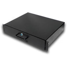 Load image into Gallery viewer, 10 Space Rack Case with Casters and 2 Space Drawer