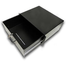 Load image into Gallery viewer, 10 Space Rack Case with Casters and 4 Space Drawer