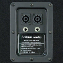 Load image into Gallery viewer, Pair of 12" Pro Audio PA / DJ Speaker Cabinets Titanium Horns