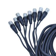 Load image into Gallery viewer, SACB-8x25 - 8 Channel Low Profile XLR Send Sub Snake Cable - 25 Feet