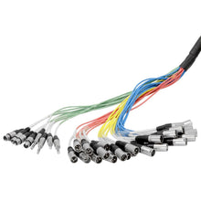 Load image into Gallery viewer, SALS-24x8x200 - 24 Channel 200' Snake Cable (XLR & TRS Returns)