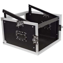 Load image into Gallery viewer, 6 Space Rack Case with Slant Mixer Top