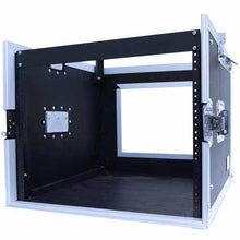 Load image into Gallery viewer, 8 Space Rack Case with Slant Mixer Top