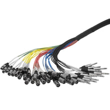 Load image into Gallery viewer, SAPSNS-24-3x10x150 - 24 Channel 150' Snake Cable on a Reel (Compatible with PreSonus 24.4.2 Digital Mixer)