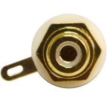 Load image into Gallery viewer, SAPT230 - RCA Gold Plated Chassis Mount Connector - White (2 Pack)