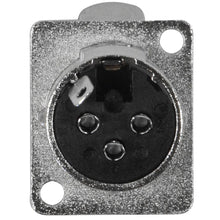 Load image into Gallery viewer, SAPT239 - XLR Female Nickel Panel Mount Connectors (5 Pack)