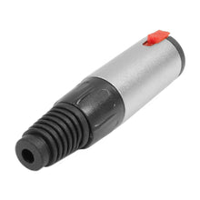 Load image into Gallery viewer, SAPT274 (2 Pack) - 1/4" Female Locking Cable Jack Connectors - Nickel Finish