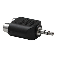 Load image into Gallery viewer, SAPT55 (2 Pack) - 1/8" male to Dual RCA Female Adapter