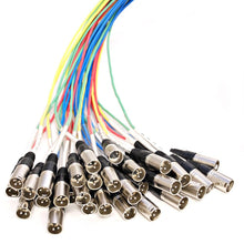Load image into Gallery viewer, SARMSS-32x1530 - 32 Channel XLR TRS Combo Splitter Snake Cable - 15' and 30' XLR trunk