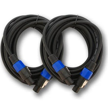Load image into Gallery viewer, Pair of 12" Wedge Floor Monitors, Amplifier, and Cables (Add On)