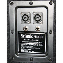 Load image into Gallery viewer, Pair of Dual 12&quot; PA Speakers, Pair of Powered 18&quot; Subs, and Cables
