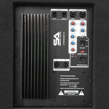 Load image into Gallery viewer, Pair of Dual 12&quot; PA Speakers, Pair of Powered 18&quot; Subs, and Cables
