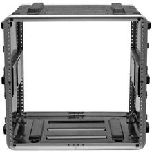 Load image into Gallery viewer, SALWR10D - Lightweight 10 Space ABS Rack Case - 10U PA DJ Stackable Flight Rack Case
