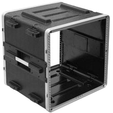 Load image into Gallery viewer, SALWR10D - Lightweight 10 Space ABS Rack Case - 10U PA DJ Stackable Flight Rack Case
