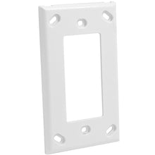 Load image into Gallery viewer, SA-PLATE46 - White 4 Speaker Banana Plug / Speaker Wire Wall Plate
