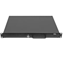 Load image into Gallery viewer, SA-RD1 - 1 Space PA/DJ Metal Rack Case Locking Drawer - 1U Server Cabinet Drawer with Key
