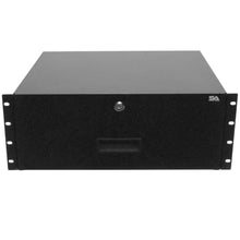 Load image into Gallery viewer, SA-RD4 - 4 Space PA/DJ Metal Rack Case Locking Drawer - 4U Server Cabinet Drawer with Key
