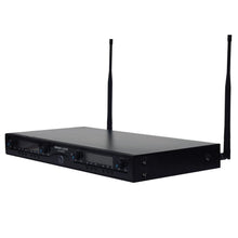 Load image into Gallery viewer, SA-U4HHLV5 - 4 Channel UHF Wireless Microphone System with 2 Handheld &amp; 2 Lavalier Microphones - 1st Generation
