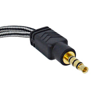 Load image into Gallery viewer, SA-Y33- 10 Inch Headset Adapter 3.5mm Male TRRS to Dual 3.5mm Female Y Splitter Cable - Headset Adapter for Gaming, Phones, Tablet
