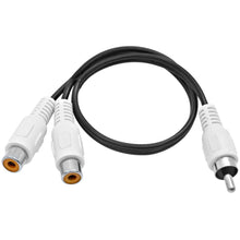 Load image into Gallery viewer, SA-Y35 - 1 Foot 3 RCA Male to 6 RCA Female Jack AV Splitter Adapter Cable
