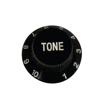 Load image into Gallery viewer, Black Plastic Traditional Replacement Volume and Tone Knob Set
