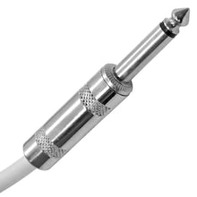 Load image into Gallery viewer, SAGC20R - White 20 Foot Right Angle to Straight Guitar Cable

