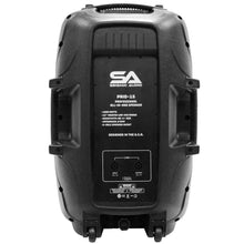 Load image into Gallery viewer, PAIO15 - Active 15 Inch PA Speaker System - Bluetooth, Wireless Mic, Speaker Stands and Cables
